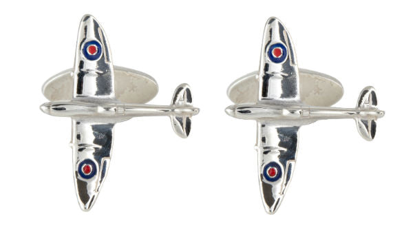 Spitfire Sterling Silver Cufflinks