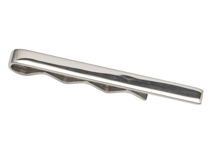 Sterling Silver Classic Tie Slide - TS004