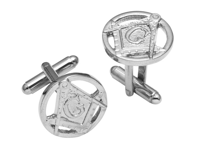 Sterling Silver Masonic Cufflinks - NO229